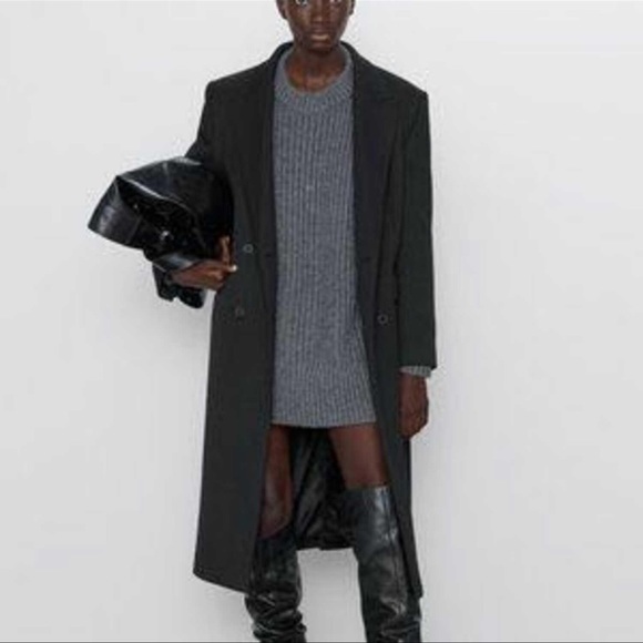 ZARA purl knit oversize fit sweater (M) - Picture 2 of 6